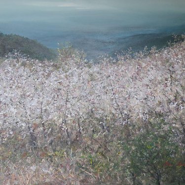 Busan au printemps – acrylique, 60×50 cm (2014)