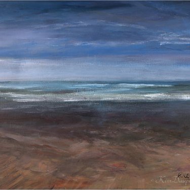 La mer … – acrylique, 60×50 cm (2013)