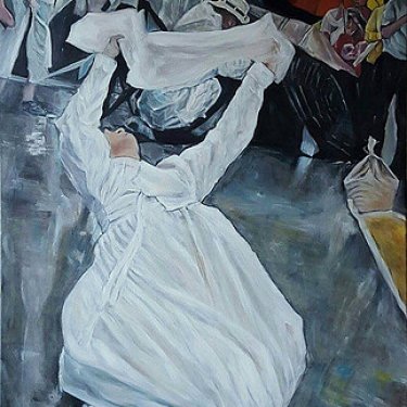 The dancer under the rain – acrylic, 70×90 cm (2015)