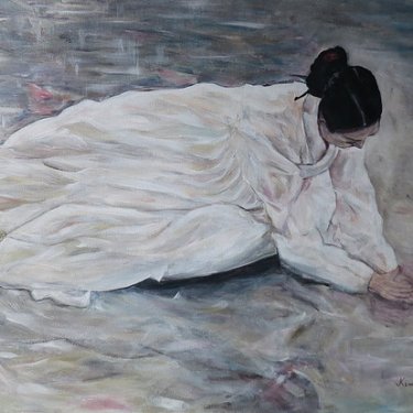 The dancer – acrylic, 80×50 cm (2015)