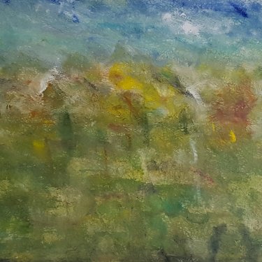 Le paysage imaginaire – huile, 120×80 cm (2017)