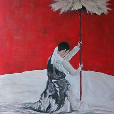 La danseuse – acrylique, 60×80 cm (2015)