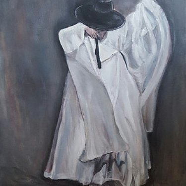 Le danseur caché – acrylique, 50X70 cm (2016)