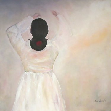 La femme en hanbok – acrylique, 60×70 cm (2014)