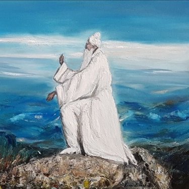 The wise – oil, 80×40 cm (2017)