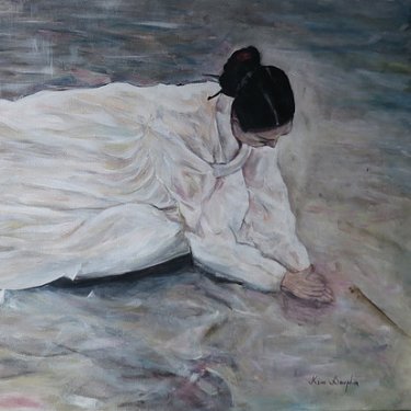 La danseuse – acrylique, 80×50 cm (2015)